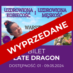 Bilet LATE DRAGON na warsztaty – ŁÓDŹ 11.05.2024